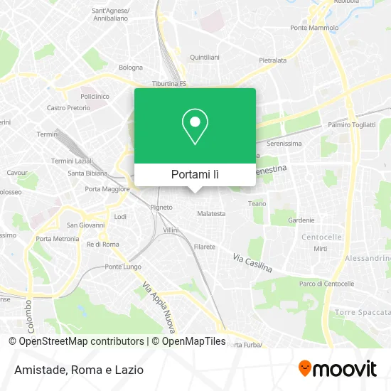 Mappa Amistade