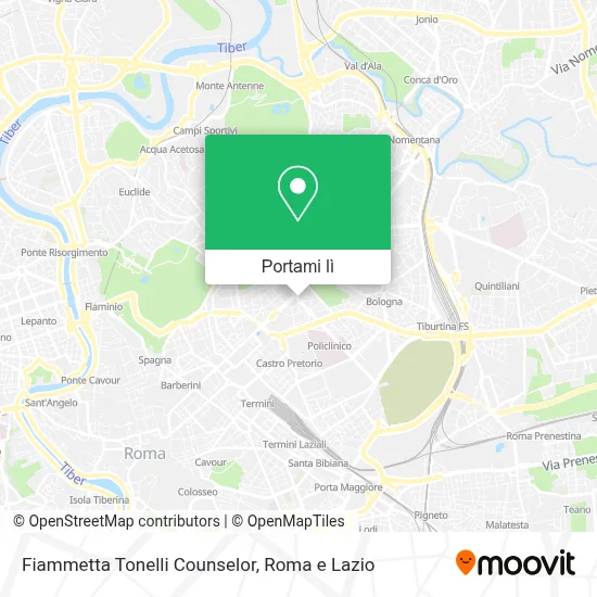 Mappa Fiammetta Tonelli Counselor