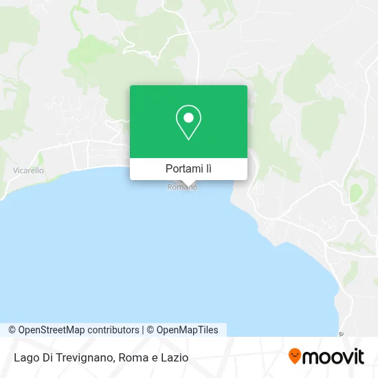 Mappa Lago Di Trevignano