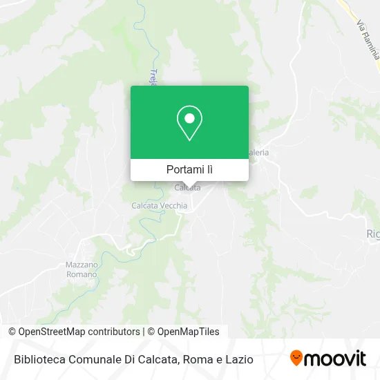 Mappa Biblioteca Comunale Di Calcata