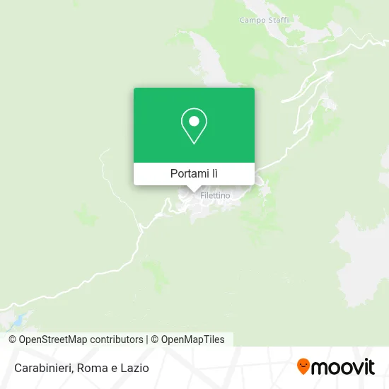 Mappa Carabinieri