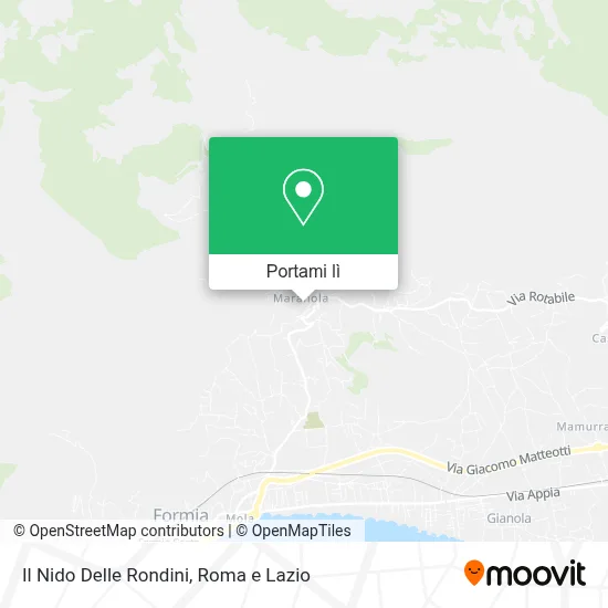 Mappa Il Nido Delle Rondini