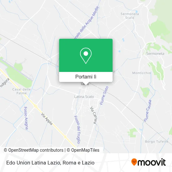 Mappa Edo Union Latina Lazio