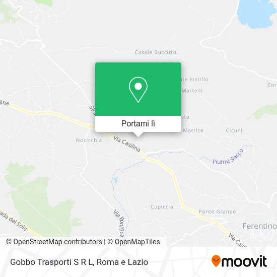 Mappa Gobbo Trasporti S R L