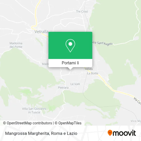 Mappa Mangrossa Margherita