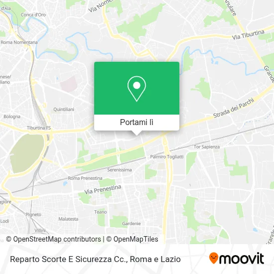 Mappa Reparto Scorte E Sicurezza Cc.