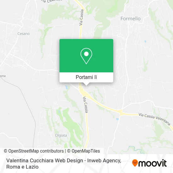 Mappa Valentina Cucchiara Web Design - Inweb Agency