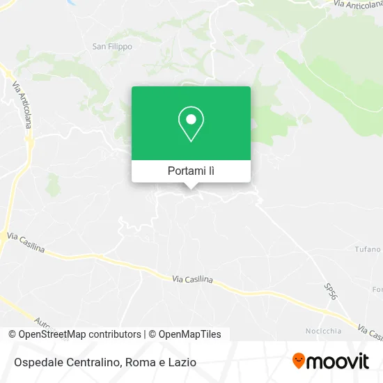 Mappa Ospedale Centralino