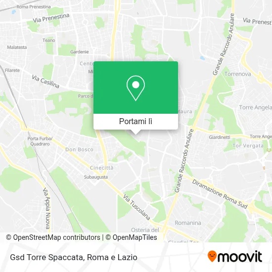 Mappa Gsd Torre Spaccata