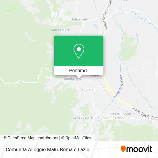 Mappa Comunità Alloggio Malù