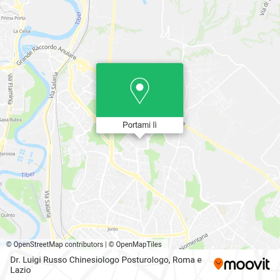 Mappa Dr. Luigi Russo Chinesiologo Posturologo