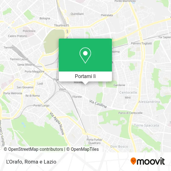 Mappa L'Orafo