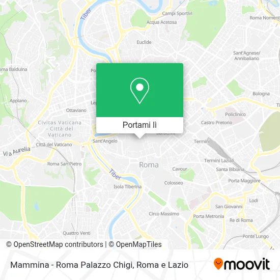 Mappa Mammina - Roma Palazzo Chigi