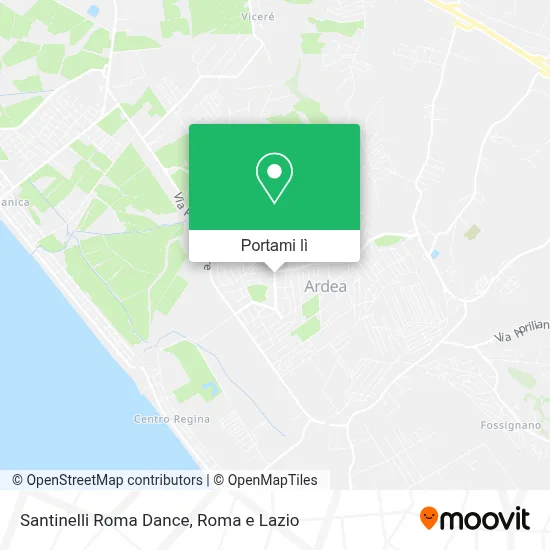 Mappa Santinelli Roma Dance