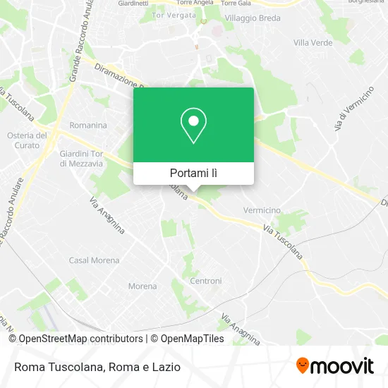 Mappa Roma Tuscolana