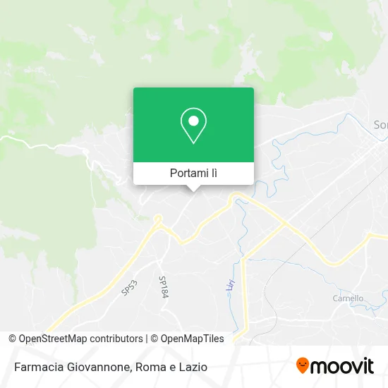 Mappa Farmacia Giovannone