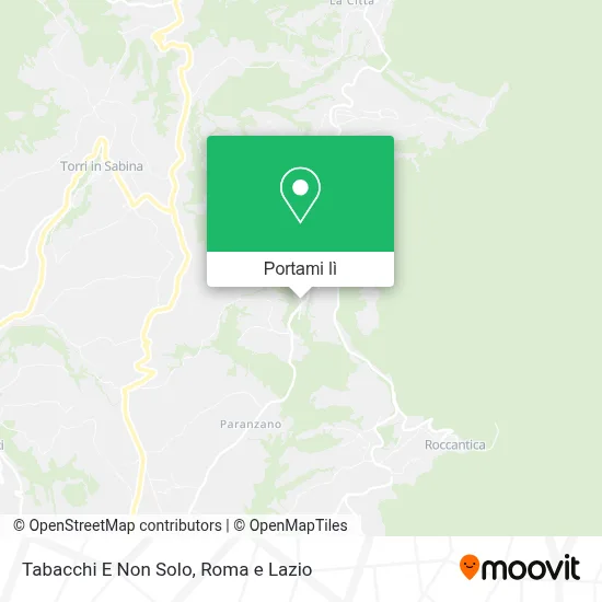 Mappa Tabacchi E Non Solo