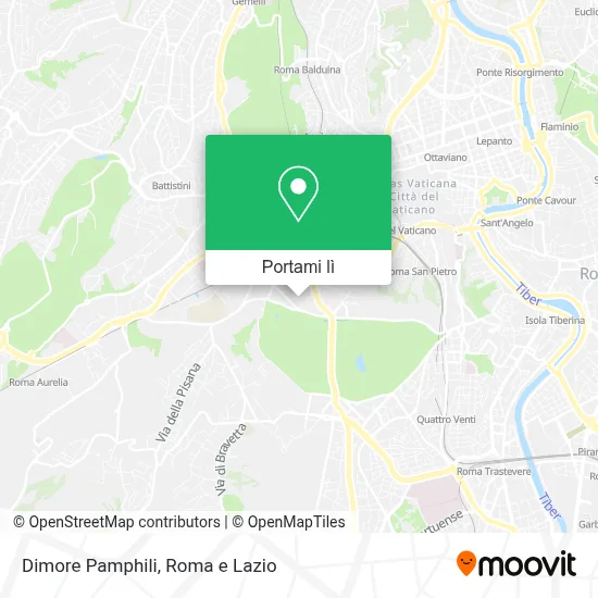 Mappa Dimore Pamphili