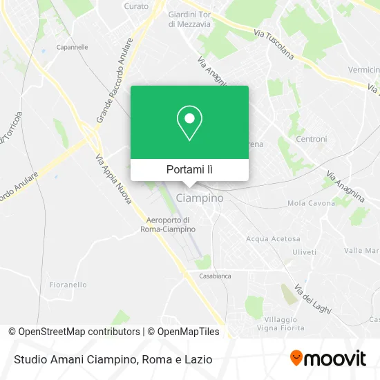 Mappa Studio Amani Ciampino