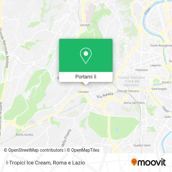 Mappa I-Tropici Ice Cream
