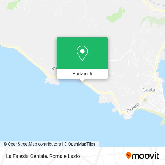 Mappa La Falesia Geniale