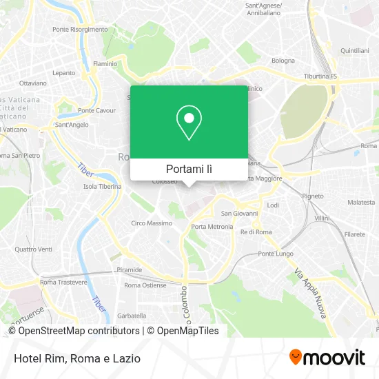 Mappa Hotel Rim
