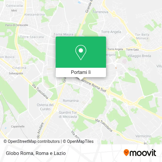 Mappa Globo Roma