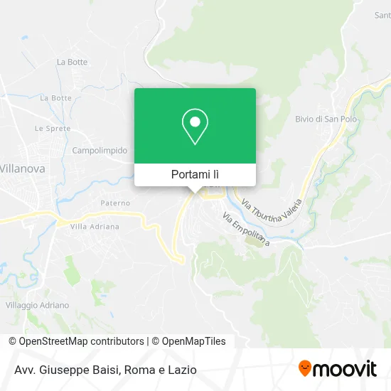 Mappa Avv. Giuseppe Baisi