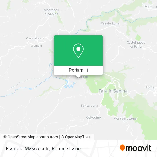 Mappa Frantoio Masciocchi