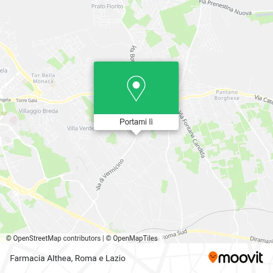 Mappa Farmacia Althea