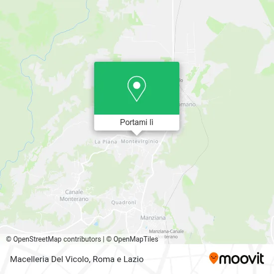 Mappa Macelleria Del Vicolo