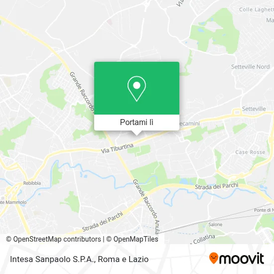 Mappa Intesa Sanpaolo S.P.A.