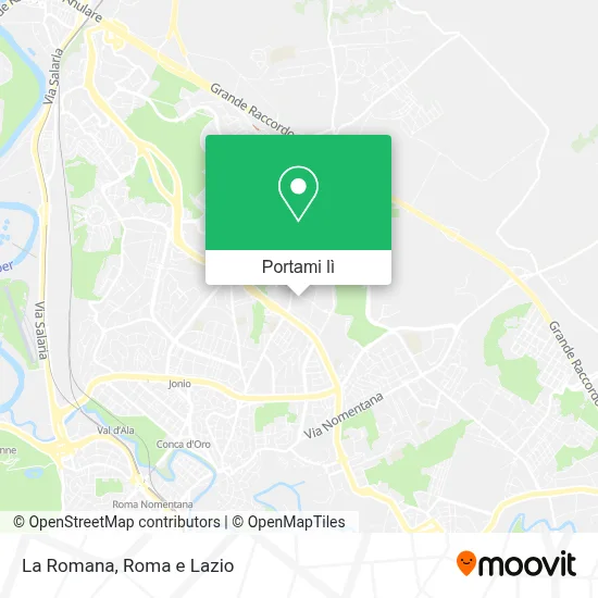 Mappa La Romana