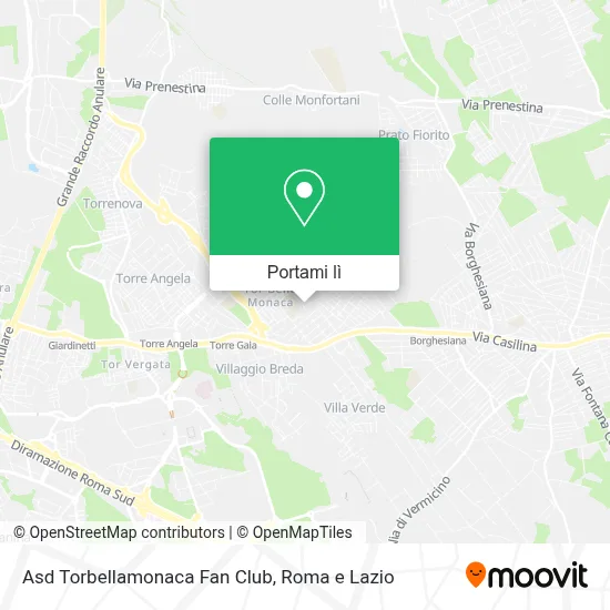 Mappa Asd Torbellamonaca Fan Club