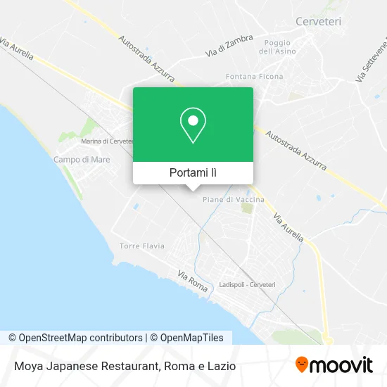 Mappa Moya Japanese Restaurant