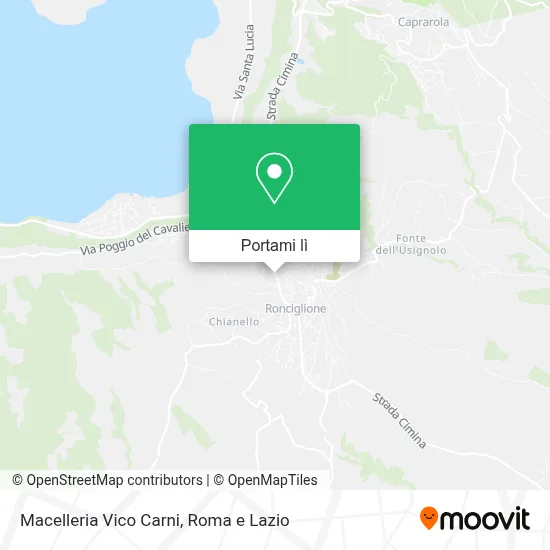 Mappa Macelleria Vico Carni