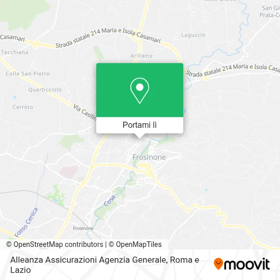 Mappa Alleanza Assicurazioni Agenzia Generale