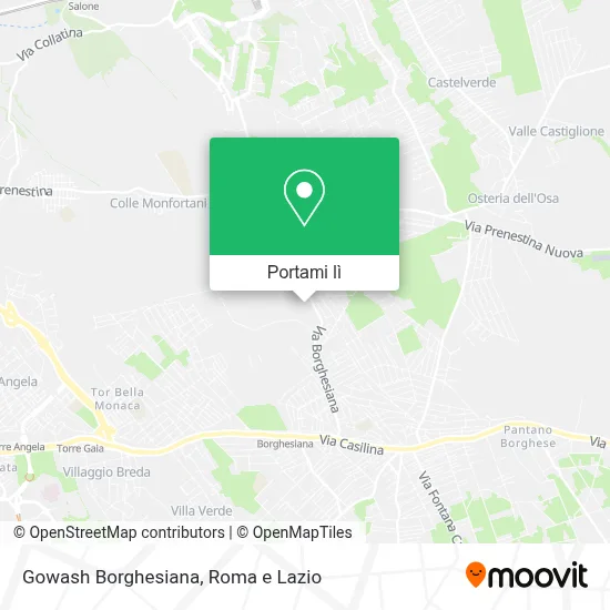 Mappa Gowash Borghesiana