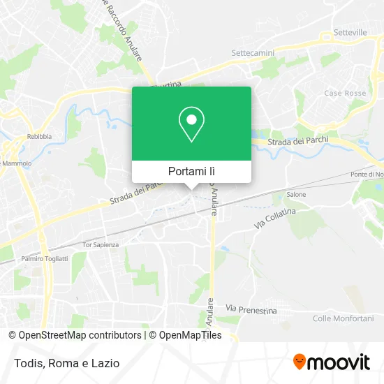 Mappa Todis
