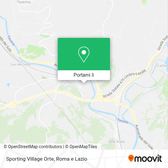 Mappa Sporting Village Orte