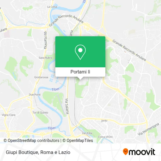 Mappa Giupi Boutique