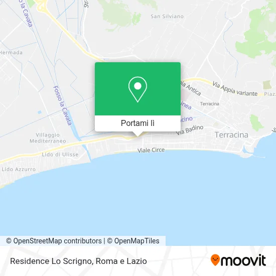 Mappa Residence Lo Scrigno