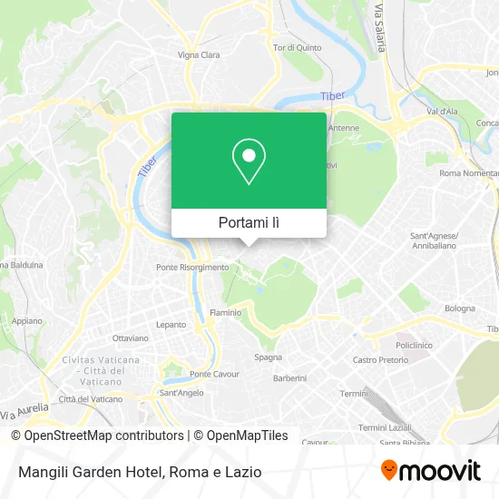 Mappa Mangili Garden Hotel