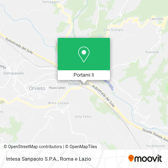 Mappa Intesa Sanpaolo S.P.A.