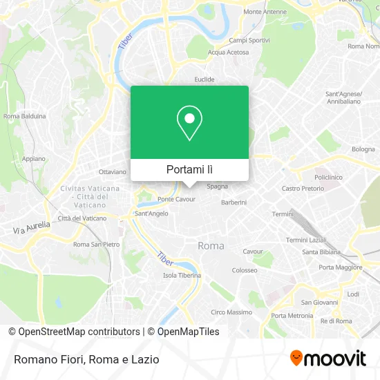 Mappa Romano Fiori
