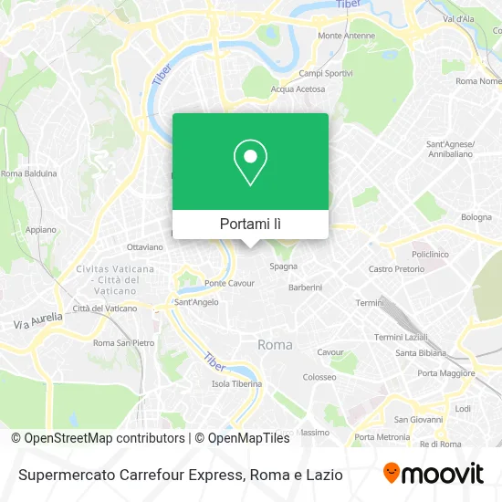 Mappa Supermercato Carrefour Express