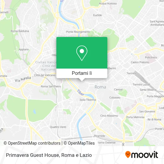 Mappa Primavera Guest House