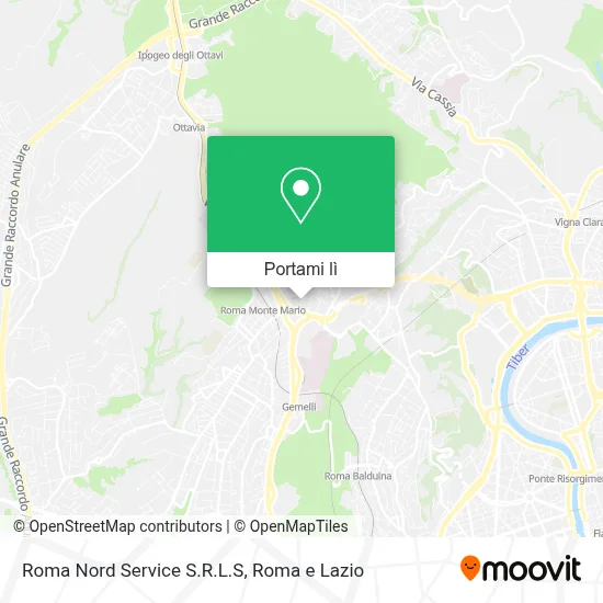 Mappa Roma Nord Service S.R.L.S