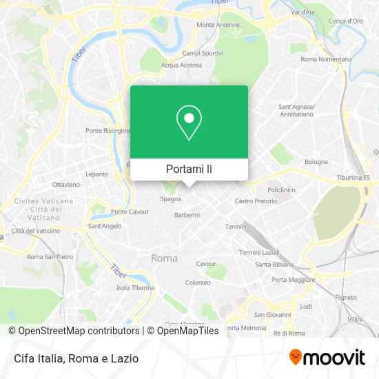 Mappa Cifa Italia