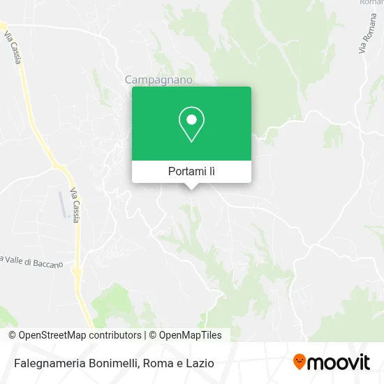 Mappa Falegnameria Bonimelli